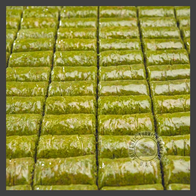 Wrap With Pistachio - Authentic Turkish Baklava