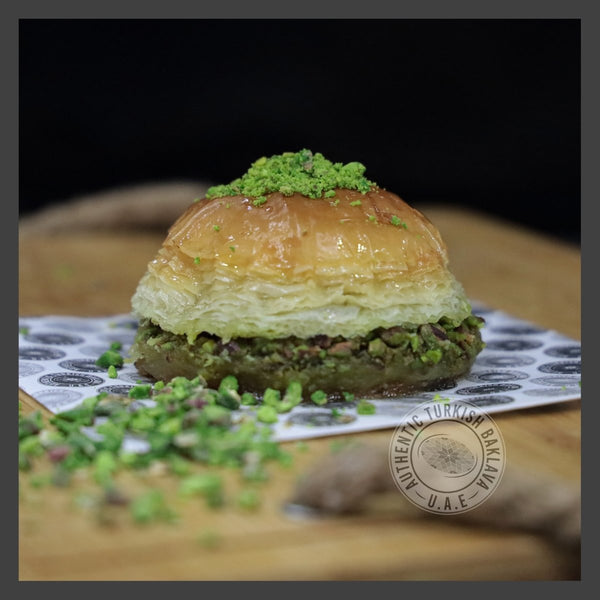 Baklava Burger with Pistachio - Authentic Turkish Baklava