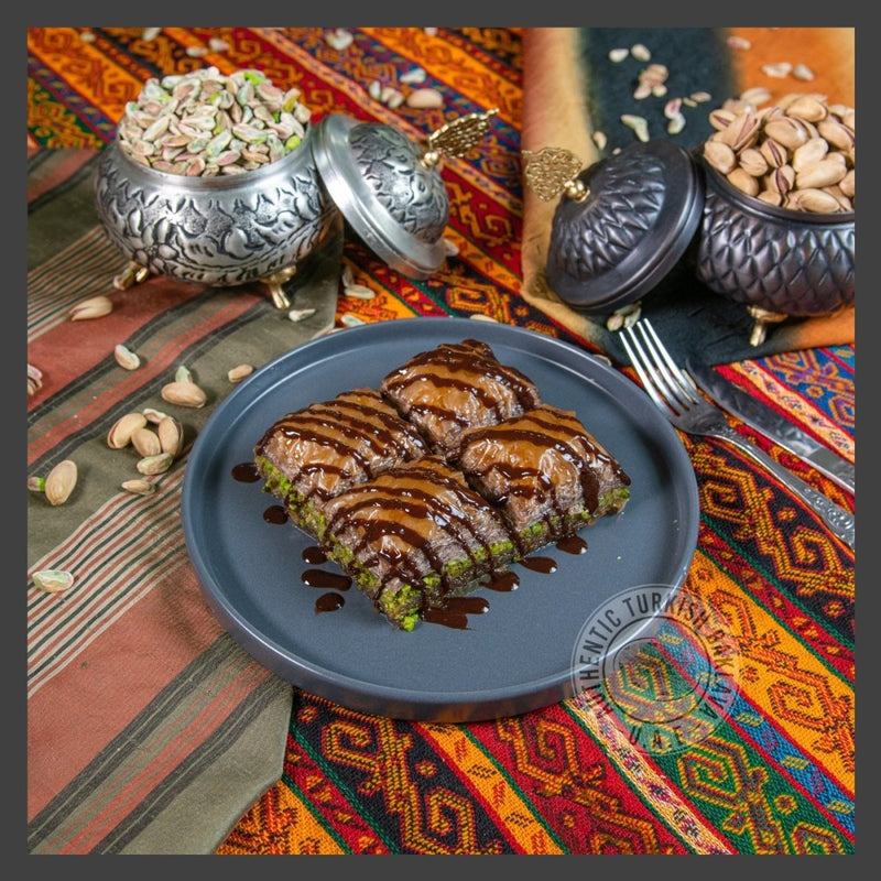 ChocoBak with Pistachio - Authentic Turkish Baklava