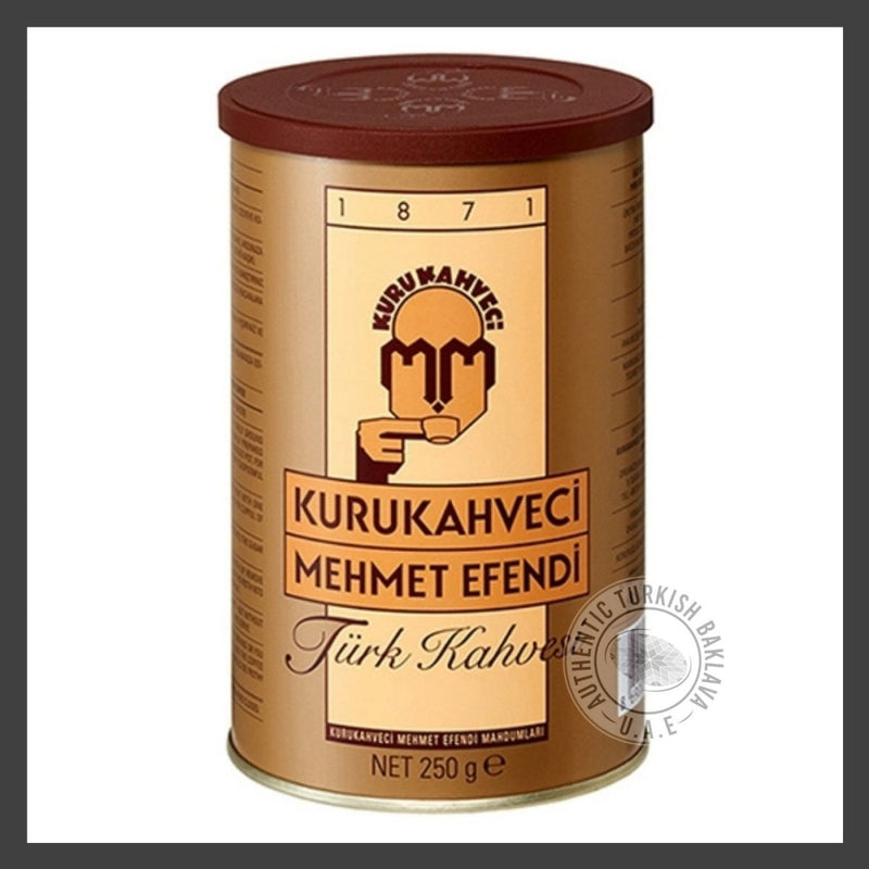 KuruKahveci Mehmet Efendi Turkish Coffee (250g) - Authentic Turkish Baklava