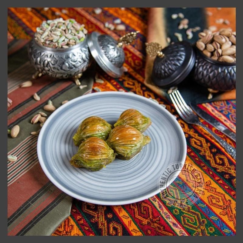 Mussel (Midye) Baklava With Pistachio - Authentic Turkish Baklava
