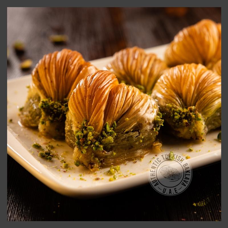 Mussel (Midye) Baklava With Pistachio - Authentic Turkish Baklava