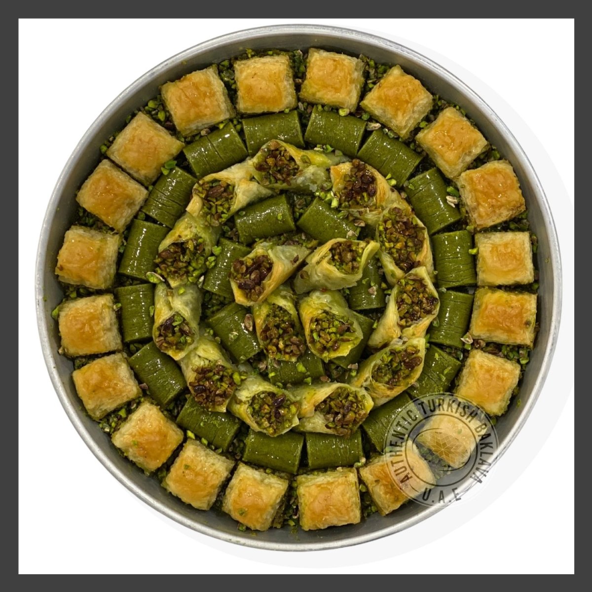 Saray Baklava Mix - in 2KG Tray - Authentic Turkish Baklava