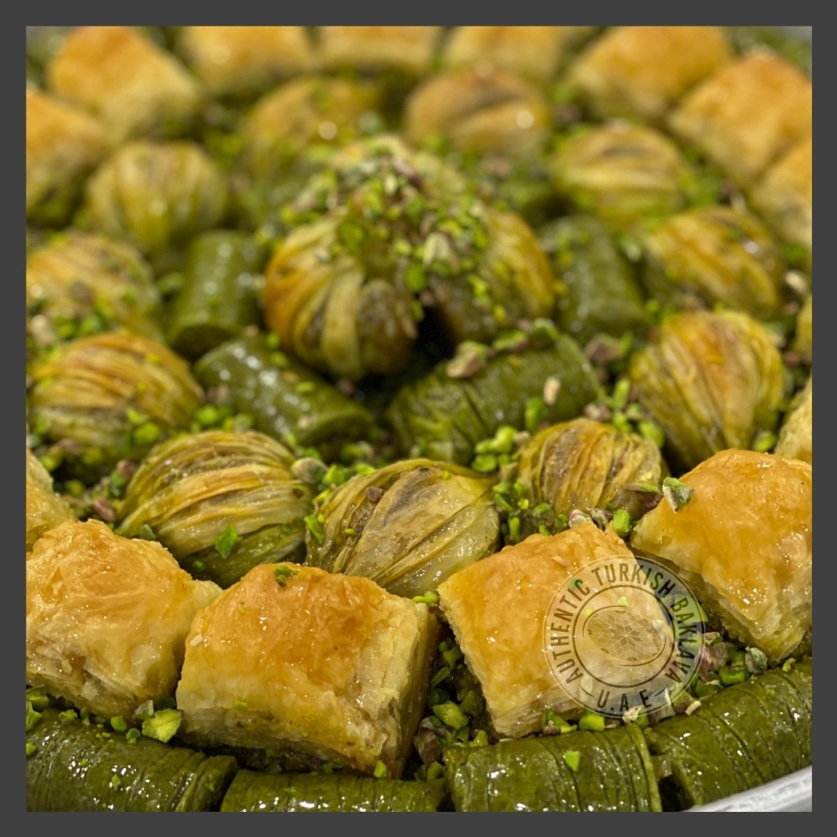 Sultan Baklava Mix - in 2KG Tray - Authentic Turkish Baklava