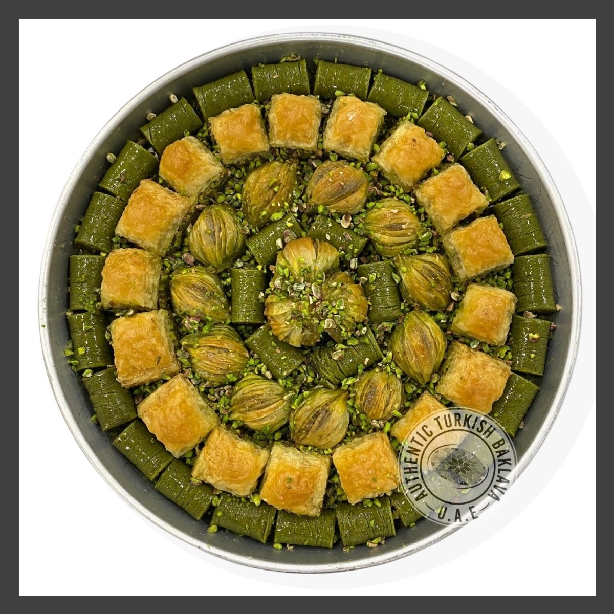 Sultan Baklava Mix - in 2KG Tray - Authentic Turkish Baklava