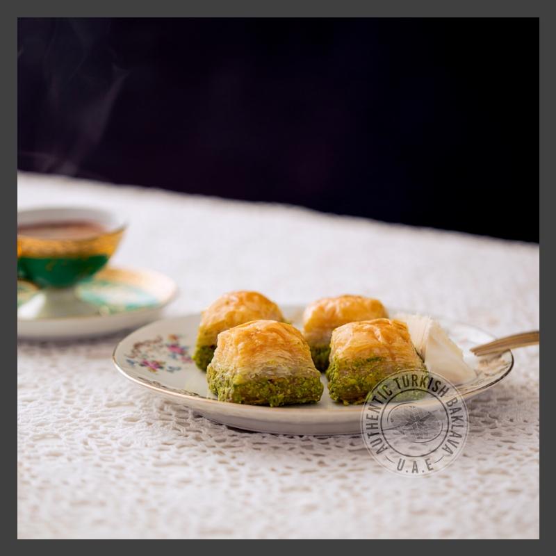 Turkish Baklava with Pistachio - Authentic Turkish Baklava