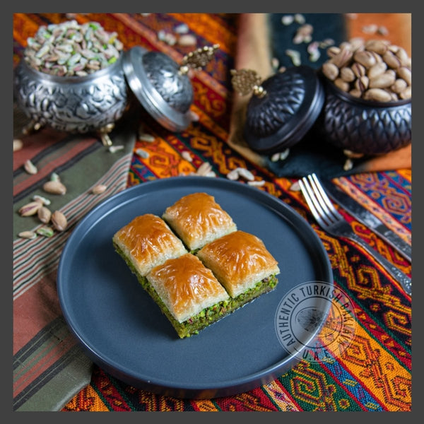 Turkish Baklava with Pistachio - Authentic Turkish Baklava