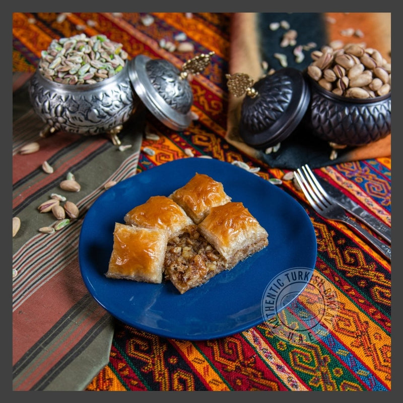 Turkish Baklava With Walnut - Authentic Turkish Baklava