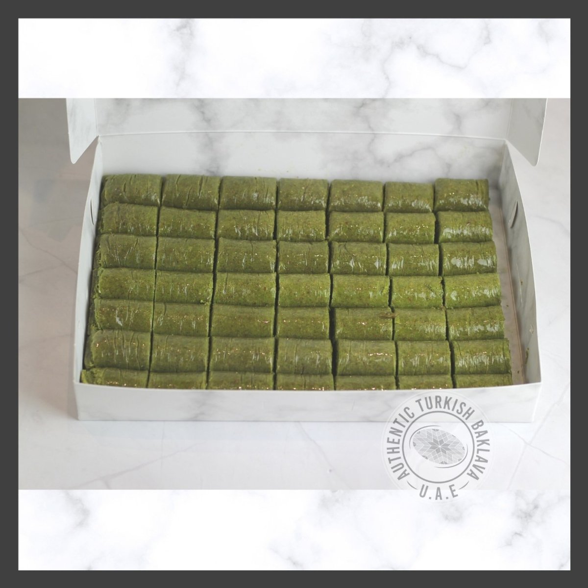 Wrap With Pistachio - Authentic Turkish Baklava