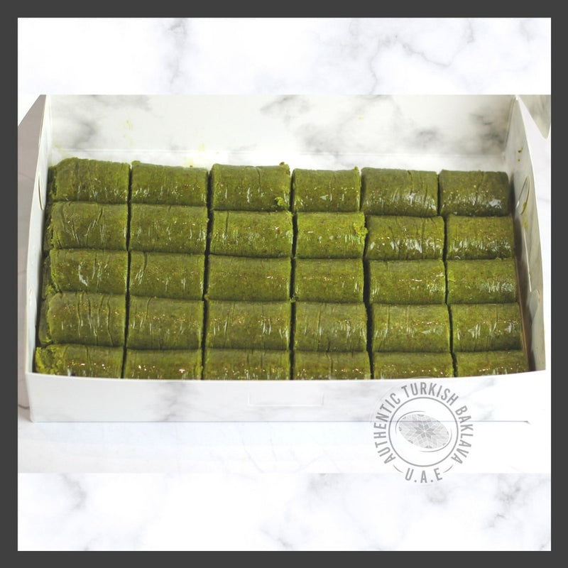 Wrap With Pistachio - Authentic Turkish Baklava